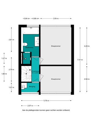 Plattegrond - Kijsveld 20, 4816 JN Breda - Kijsveld 20 - 1e verdieping - 2D.jpg